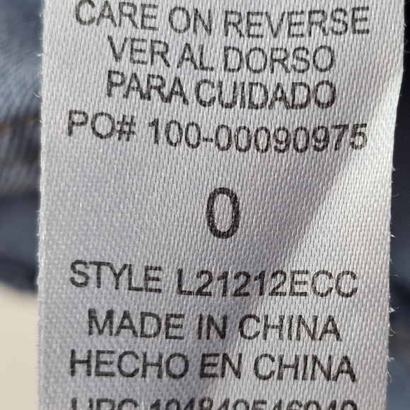 Wit & Wisdom Jeans Straight Leg Denim Women's 0 Button Fly Ab comfort stretch - Picture 9 of 11